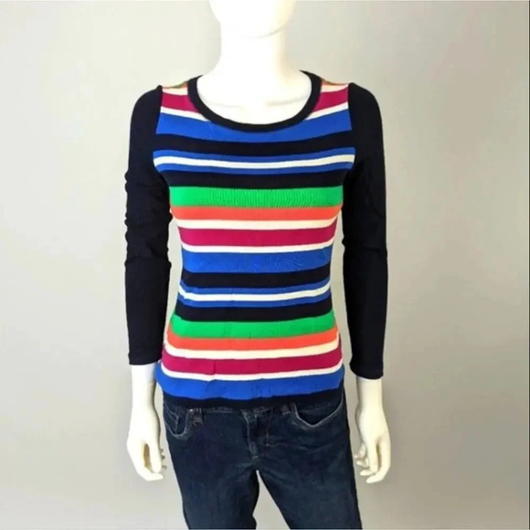 Talbots Striped Tee Shirt / Small Petite - Picture 1 of 6